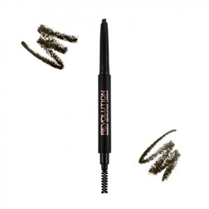 Revolution Duo Brow Pencil - Dark Brown