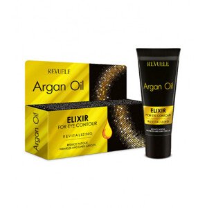 Rewitalizujący eliksir oczyszczający do twarzy Revuele - Argan Oil Eye Contour Elixir