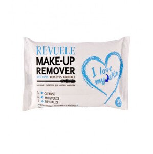 Revuele Chusteczki do twarzy  - I Love My Skin Wet Wipes For Eyes And Face