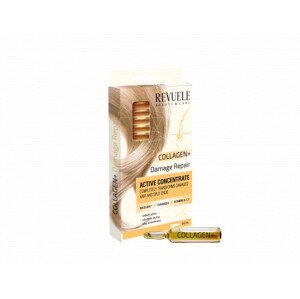 Revuele zestaw ampułek do włosów - Active Hair Concentrate Collagen + Damage Repair