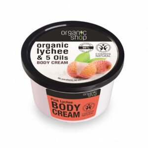 Organic Shop krem do ciała - Body Cream Pink Lychee (250 ml)