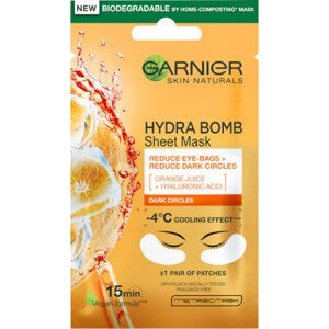 Garnier maseczka pod oczy -Skin Naturals Eye Tissue Mask For Dark Circles
