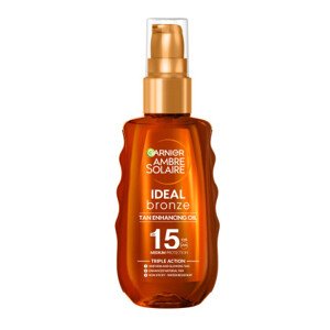 Garnier Ambre Solaire Ideal Bronze Protective Oil Spray - SPF15 Sprej przeciwsłoneczny