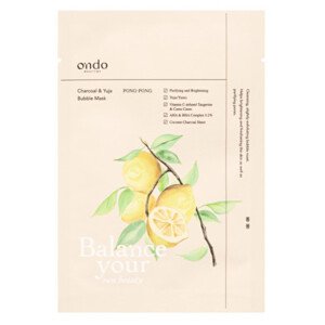 Ondo Beauty 36.5 Maska bąbelkowa Charcoal & Yuja Bubble Mask