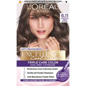 L’Oréal Paris EXCELLENCE farba do włosów - 6.11 Ultra Ash Dark Blonde