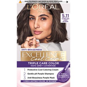 L’Oréal Paris  farba do włosów EXCELLENCE - 5.11 Ultra Ash Light Brown
