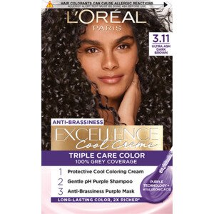 L’Oréal Paris EXCELLENCE farba do włosów - 3.11 Ultra Ash Dark Brown