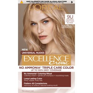 L’Oréal Paris farba do włosów EXCELLENCE Nudes - 9U Universal Very Light Blonde