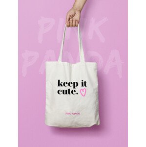 PINK PANDA Keep It Cute Tote Bag