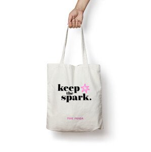 PINK PANDA Keep The Spark Tote Bag
