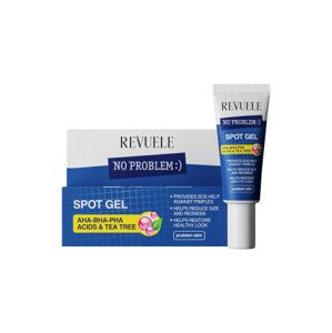 Revuele No Problem Spot Gel z kwasami AHA/BHA/PHA i drzewem herbacianym