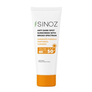 SiNOZ Krem przeciwsłoneczny przeciw ciemnym plamom SPF50+