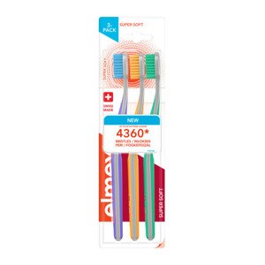 elmex Super Soft szczoteczka do zębów, 3 szt