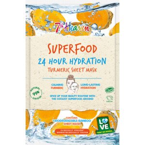 Montagne Jeunesse Superfood 24-godzinna maska ​​​​nawilżająca w płachcie z kurkumą