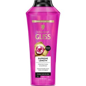 Schwarzkopf Gliss szampon -  Supreme Length Shampoo (400ml)