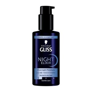 Schwarzkopf Gliss serum do włosów -  Aqua Revive Night Elixir