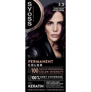 Syoss farba do włosów - Permanent Coloration - 3_3 Dark Violet