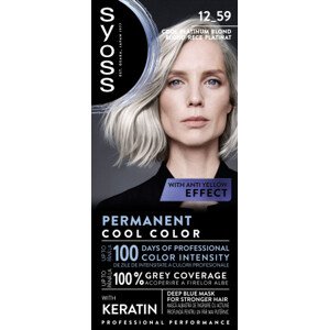 Syoss farba do włosów - Permanent Coloration - 12_59 Cool Platinum Blond