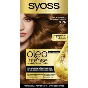 Syoss farba do włosów - Oleo Intense Permanent Oil Color - 6-76 Warm Copper