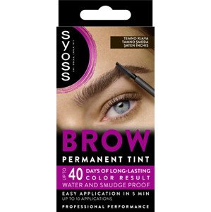 Syosstrwała farba do brwi - Brow Tint - Dark Brown