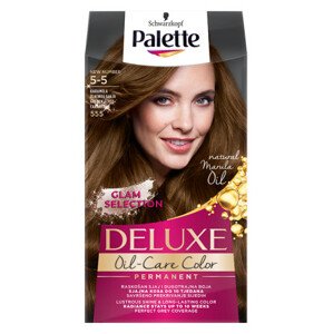 Schwarzkopf farba do włosów Palette Deluxe - 5-5 Golden Gloss Caramel