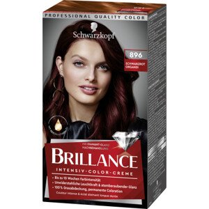 Schwarzkopf Brillance farba do włosów - Intensive Color Cream -  896 Black Red Lace