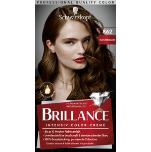 Schwarzkopf Brillance farba do włosów - Intensive Color Cream -  862 Natural Brown