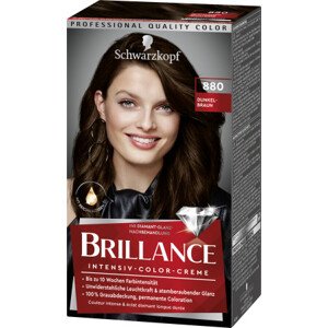 Schwarzkopf Brillance farba do włosów - Intensive Color Cream - 880 Dark Brown
