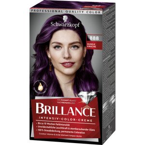 Schwarzkopf Brillance farba do włosów - Intensive Color Cream -  888 Dark Cherry