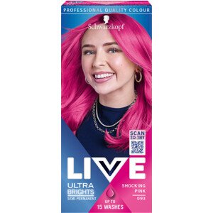 Schwarzkopf farba do włosów - Live Ultra Brights Or Pastel - 93 Shocking Pink