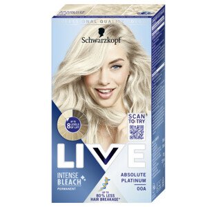 Schwarzkopf rozjaśniacz - Live intense Bleach - 00A Absolute Platinum
