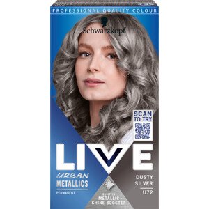 Schwarzkopf farba do włosów - Live Intense Colour - U72 Dusty Silver