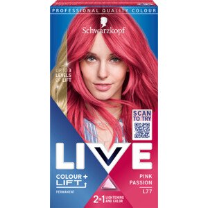 Schwarzkopf farba do włosów  - Live Colour + Lift - L77 Pink Passion