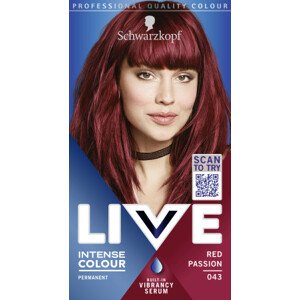 Schwarzkopf farba do włosów - Live Intense Colour - 043 Red Passion