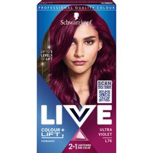 Schwarzkopf farba do włosów Live Colour + Lift - L76 Ultra Violet