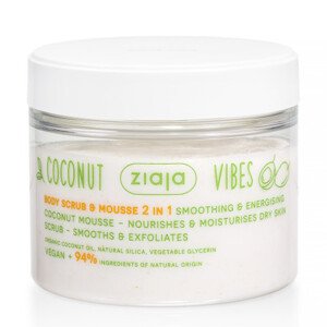 Ziaja peeling i mus do ciała -  Coconut & Orange Vibes Body Scrub & Mousse