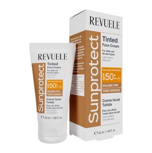 Revuele krem z filtrem - Sunprotect Tinted Face Cream SPF50+ - Golden Tint