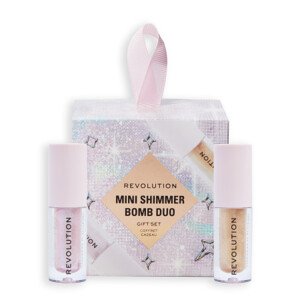 Revolution zestaw kosmetyków - Mini Shimmer Bomb Lip Duo Gift Set