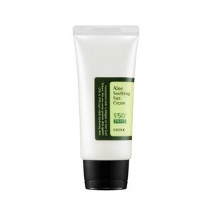 COSRX  Aloesowy łagodzący krem ​​​​do opalania  - Aloe Soothing Sun Cream SPF50+ PA+++