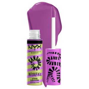 NYX Professional Makeup X Beetlejuice Sandworm Swirl Butter Lip Gloss - 02 Green + Purple