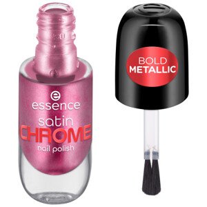 essence Satin Chrome Nail Polish - 03 Meta Maroon