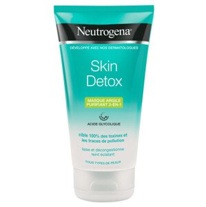 Neutrogena oczyszczająca maseczka glinkowa 2w1 - Skin Detox Purifying Clay Mask 2in1