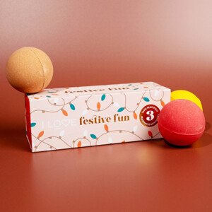 I Love... Cosmetics zestaw kul do kąpieli - I Love Special Moment Festive Fun Fizzers