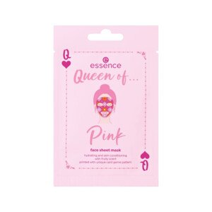 essence maska w płachcie - Queen Of... Pink Face Sheet Mask - 01 Keeping My Pink Poker Face
