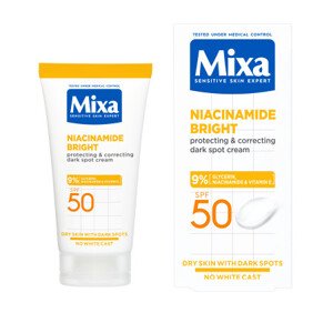 Mixa krem do twarzy przeciw przebarwieniom - Niacinamide Bright Cream SPF50