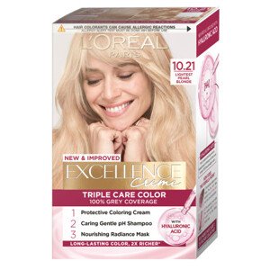 L’Oréal Paris farba do włosów - EXCELLENCE Creme - 10.21 Lightest Pearl Blonde