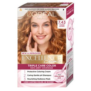 L’Oréal Paris farba do włosów - EXCELLENCE Creme - 7.43 Copper Blonde