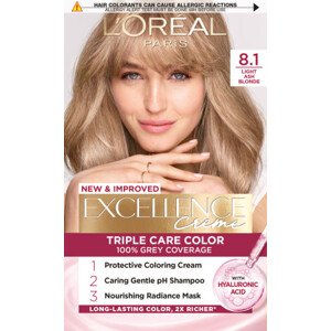 L’Oréal Paris farba do włosów - EXCELLENCE Creme -  8.1 Light Ash Blonde