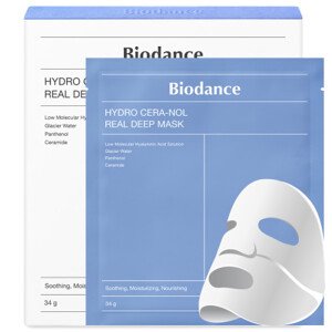 Biodance zestaw nawilżających masek do twarzy - Hydro Cera-Nol Real Deep Mask