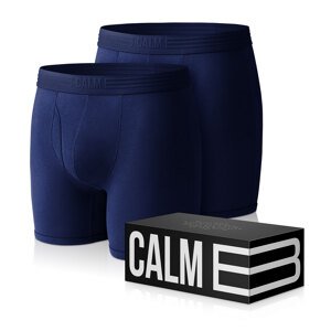 Calm B BOKSERKI CIEMNONIEBIESKIE 2-PACK Velikost: XL